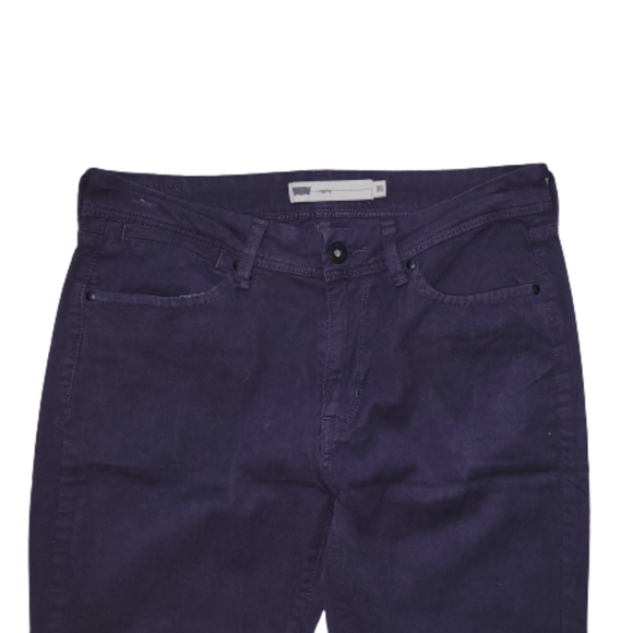 Levis Legging Denim Jeans Size 30 Plum Purple Stretchy Jegging Jeans - Picture 3 of 10
